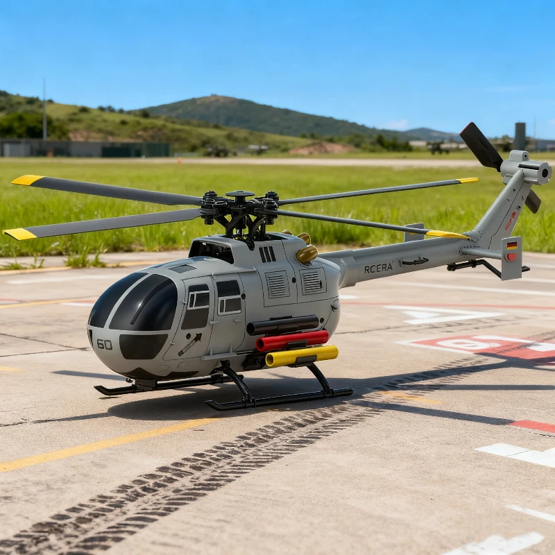 جديد 1:48 RC ERA C186S هليكوبتر يتم التحكم فيها عن بعد 6 قنوات محاكاة فرش تحديد المواقع التدفق البصري هليكوبتر الأولاد هدية #2