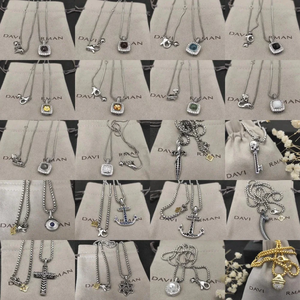 

Новинка 2023 года, женское ожерелье с подвеской в классическом стиле DY, изысканные бриллианты, элегантные и изысканные украшения для любого случая