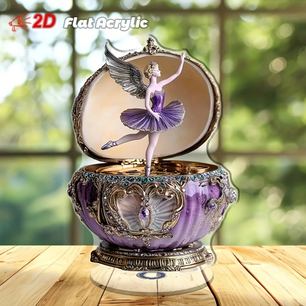 

Romance Teenage Ballerina Dancing Girl Music Box Swan Lake Luminous Musical Box Wedding Christmas for Girlfriend Gift Home Decor