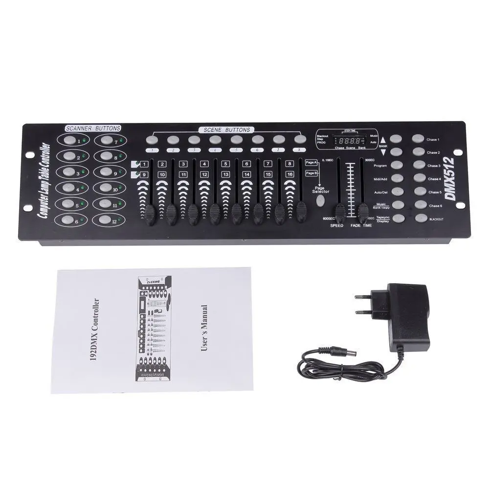 DMX512DMX192 console LED par fascio luminoso con testa mobile dimmer controller