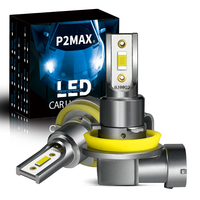 Powerful Bright 1:1 Halogen Size to LED Headlight Fog Lights Bulbs Car 3570 LEDs H11 H8 H16jp 9005 HB3 H10 9006 Plug Play 12V