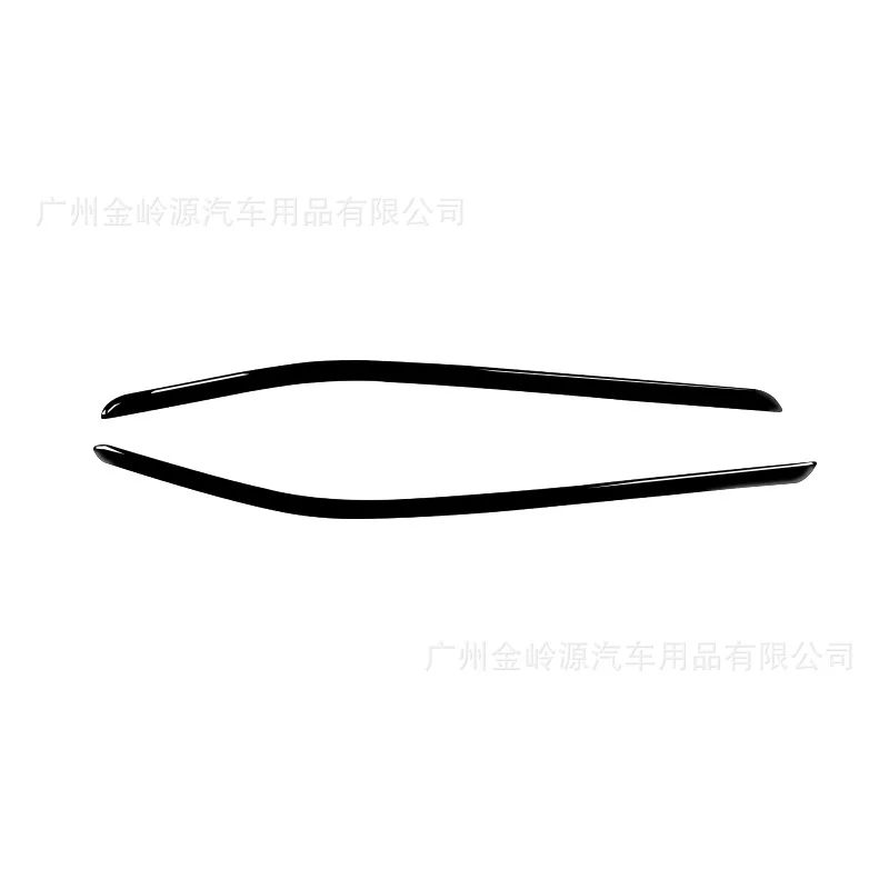 For 11-17 BMW X3 Car Interior Modification Piano Black Central Control Side Strip Decorative Stickers