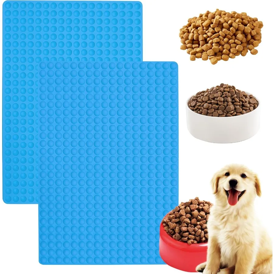 

2 шт., 468 полостей, круглые силиконовые формы для шоколада, формы для лакомств для собак, полусферы, формы для жевательных конфет для домашних животных, Gach