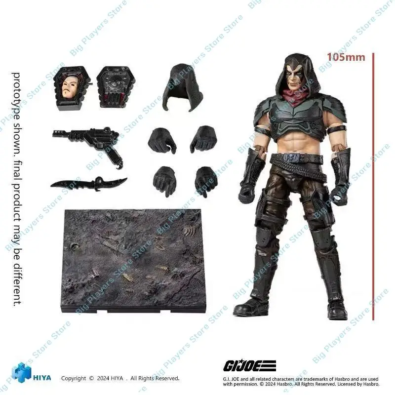 Фигурка HIYA 1/18, 4 дюйма, изысканная мини-серия G.I.Joe Zartan, аниме, для подарка