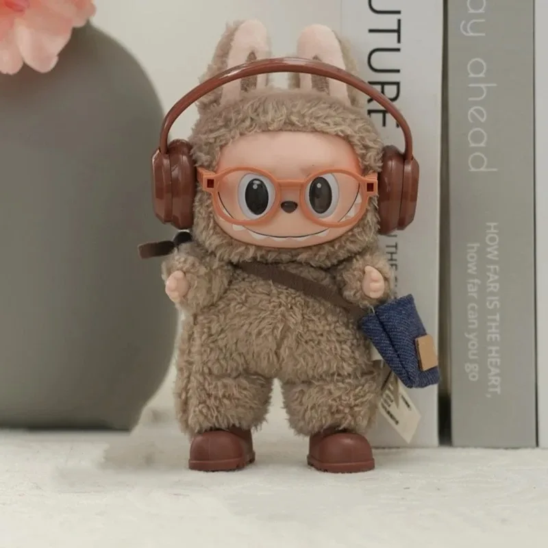 

Одежда для Labubu, наушники Labubu 15/17 см, очки и обувь, набор из трех предметов, аксессуары для кукол, Ropa