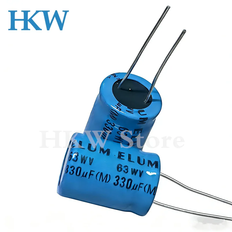 

10 шт. ELUM 63V330UF объем 16X21 мм аудио электролитический конденсатор неполярный 330 мкФ 63 В новый