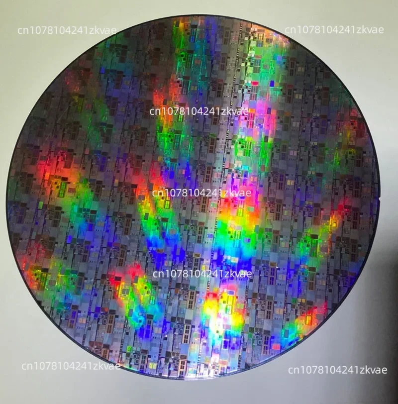 Semiconductor Silicon Wafer 12 inch CPU Wafer Silicon Science Technology Pendulum Piece Birthday Gift Photoetching Circuit Chip