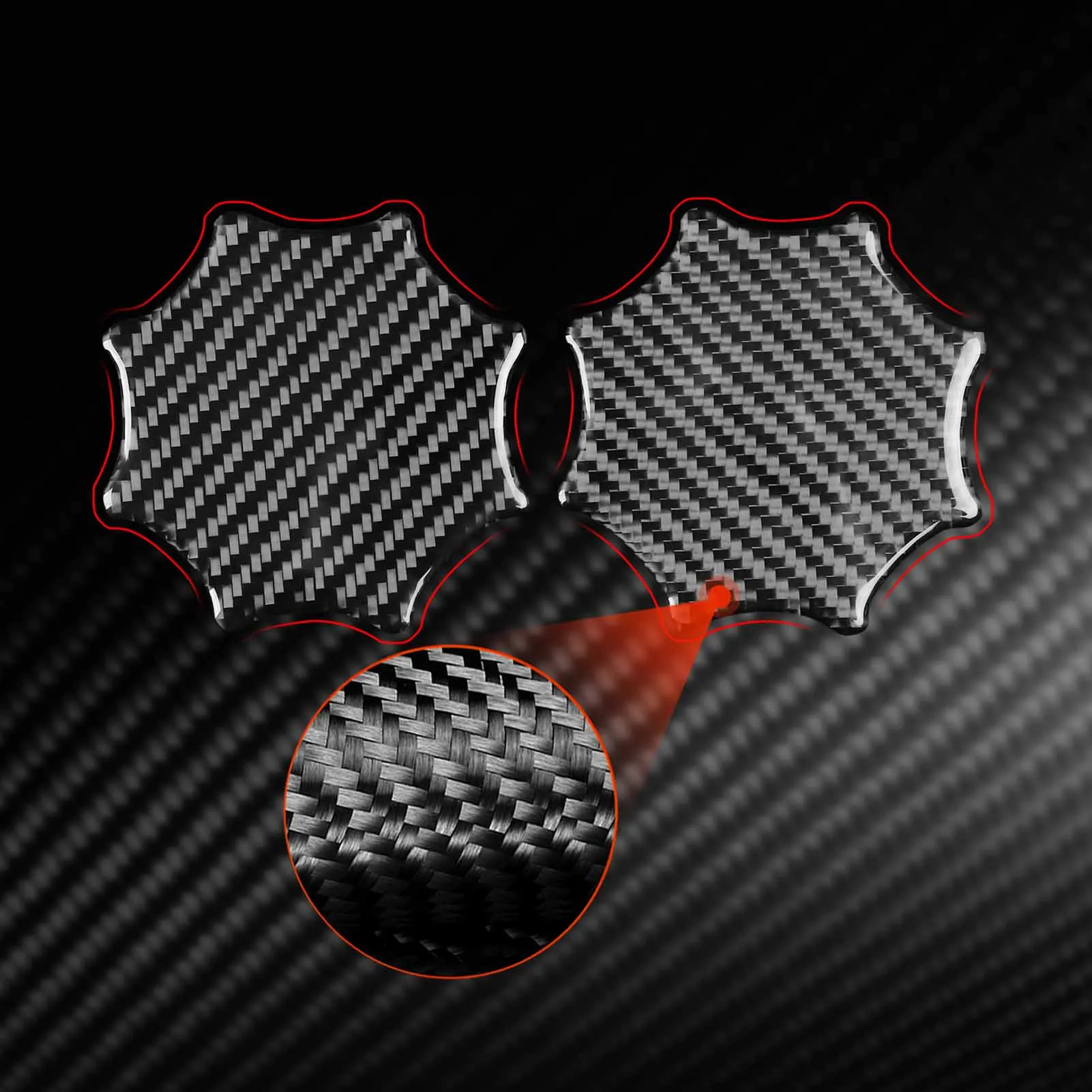 For SEAT Leon MK2 1P Cupra FR 2005—2012 Seat Adjustment Knob Panel / 3K Carbon Fiber+ Resin / 3mm Anti-Scratch view 6