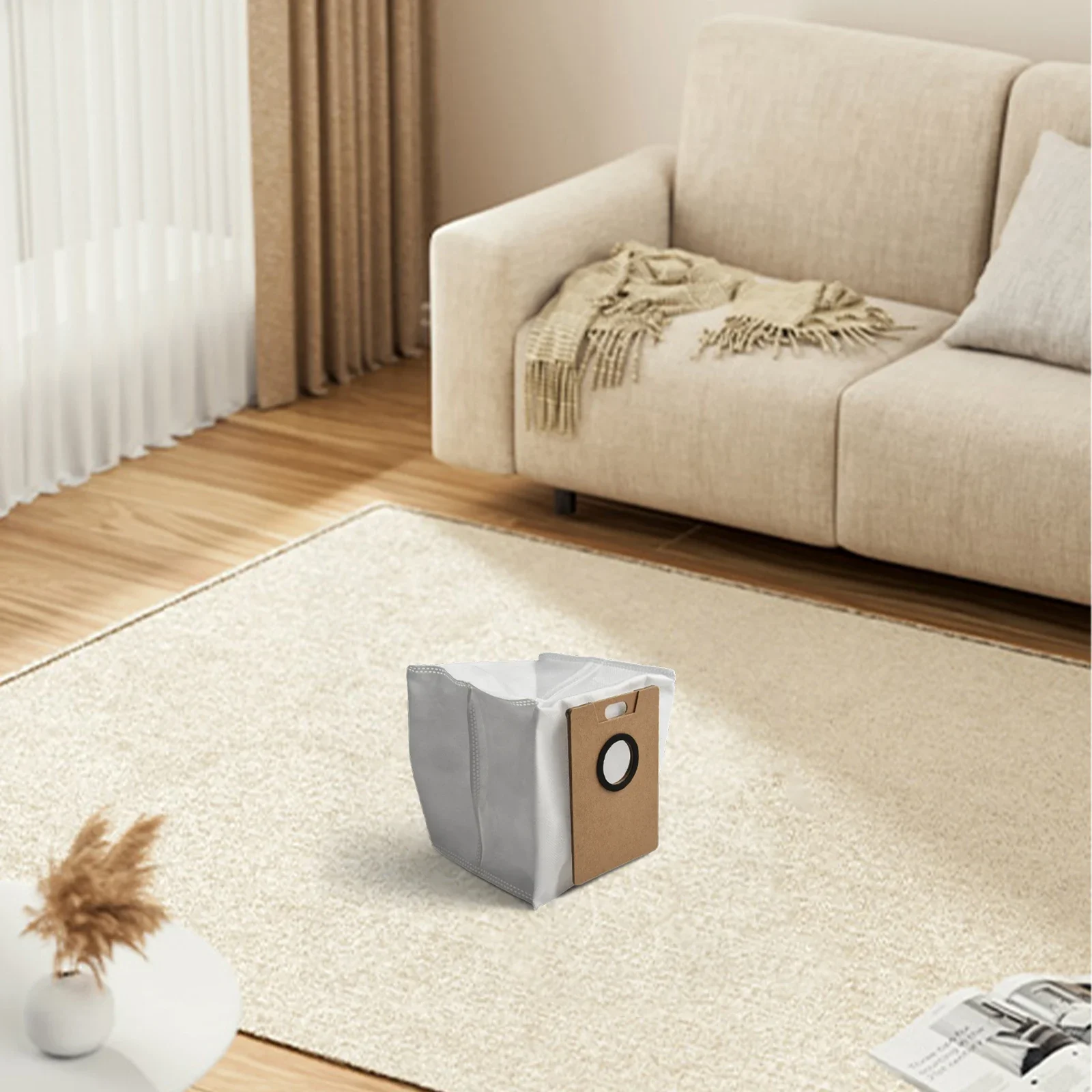 ถุงเก็บฝุ่น 5 แพ็คสําหรับ Tapo RV30 Max Plus และ RV20 Max Plus ออกแบบมาเพื่อรักษาประสิทธิภาพการสูญญากาศและทําความสะอาดพื้นที่อยู่อาศัยของคุณ