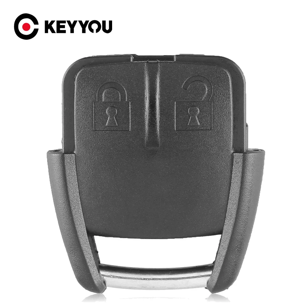 KEYYOU 20pcs 3 Buttons Replacement Remote Key Case Shell Fob for Chevrolet Key Shell Fob With Battery Holder