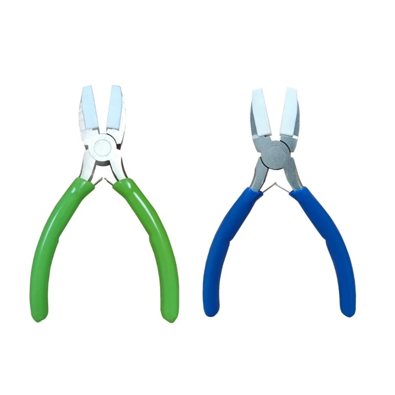 

1pc Nylon Jaw Pliers for Jewelry Making Flat Nose Pliers Chain Nose Pliers Handmade Jewelry Repair for DIY Enthusiasts