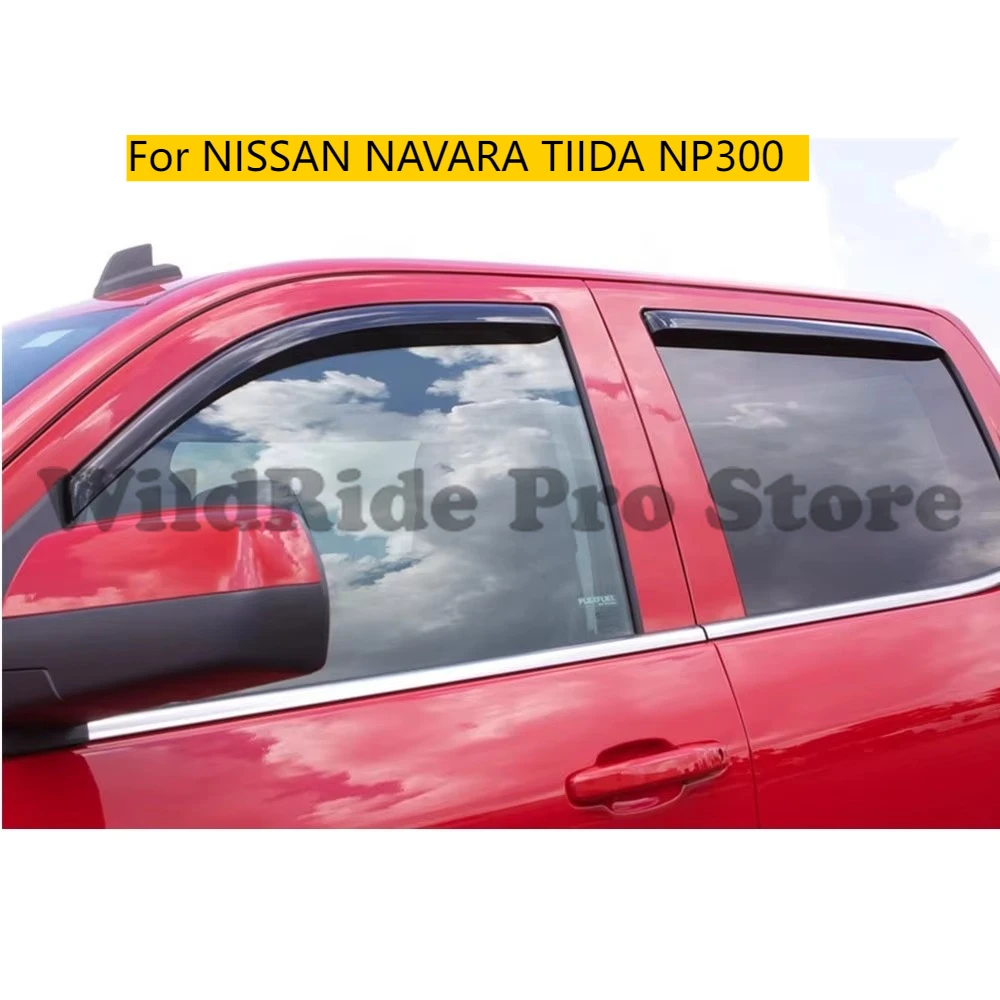 

WIND DEFLECTOR GUARD for NISSAN NAVARA TIIDA NP300 IN-CHANNEL WINDOW VISOR WEATHER GUARD DEFLECTORS CAR ACCESSORIES