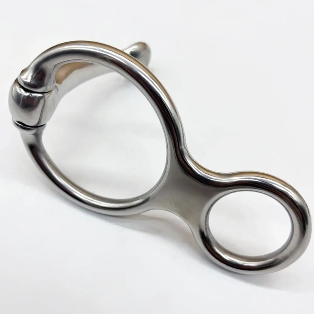 Rustproof Quick Snap Horse Tie Ring Silver Durable Horse Trailer Ties Easy Release Stainless Steel Tie Horse Buckle Tack Needs