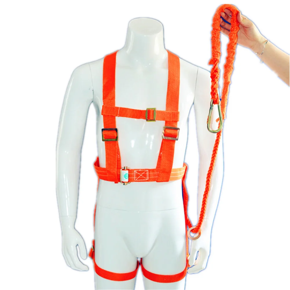 1PC 2m Operation Outdoor Safety Belt Suspenders Climbing Safety Belt Anti Falling Protection Whole Body Electrical Work Safety B