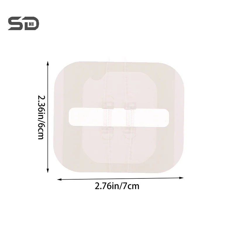 무통 지퍼 상처 봉합 장치, 봉합 없는 상처 드레싱, 응급 열상 봉합 스트립 키트, 7x6cm, 2 개