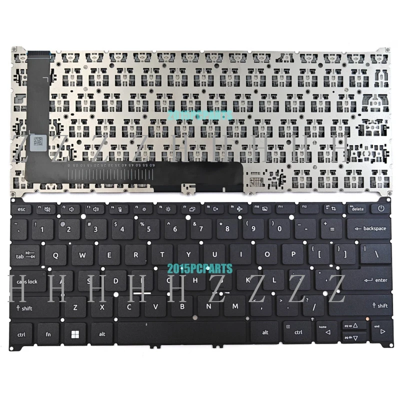 Novo Teclado US para Acer Aspire Vero 14 AV14-51 AV14-52 Spin 3 SP314-55 5 SP514-51