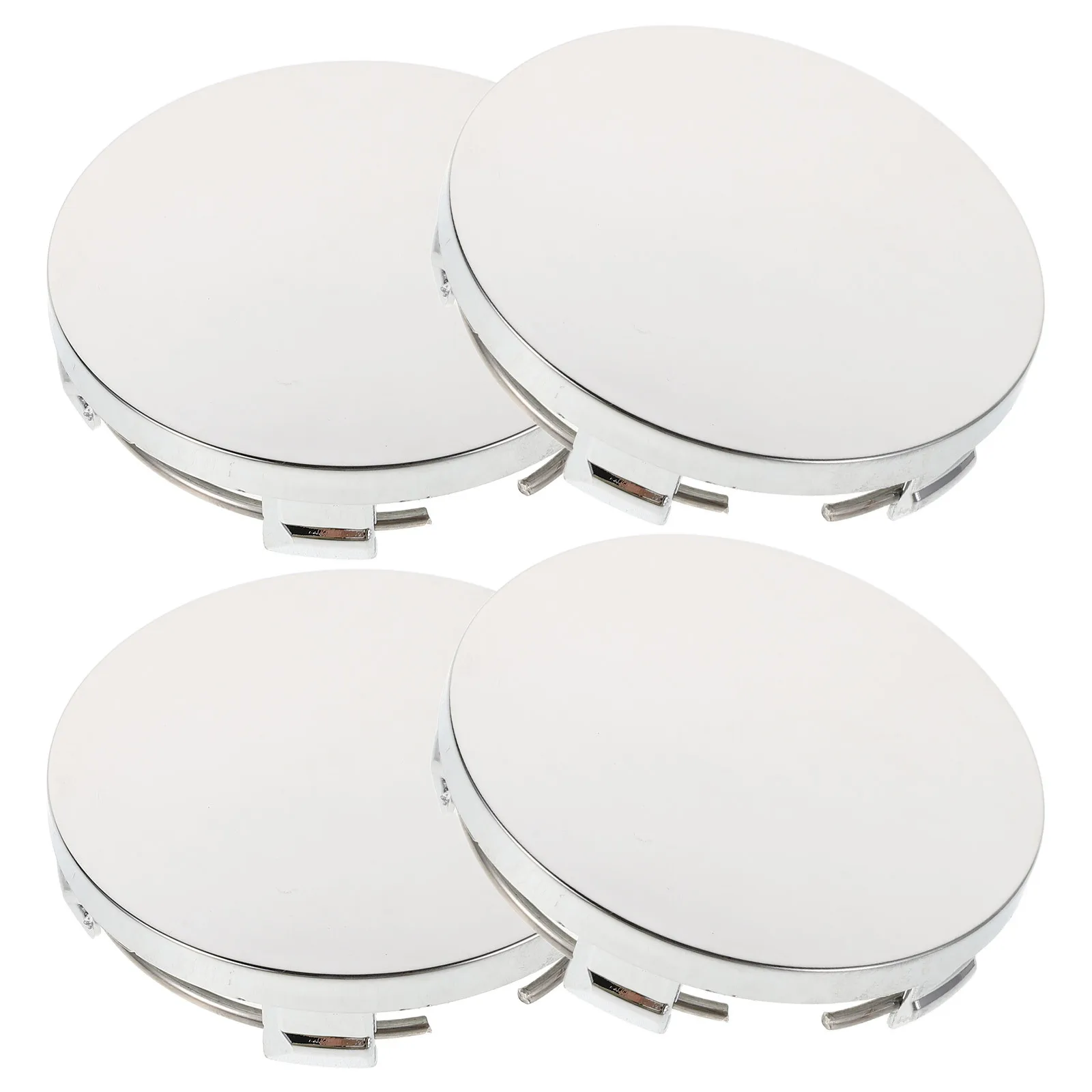 

4Pcs Car Wheel Center Hub Caps Set Durable Electroplating Rim Covers Easy Installation Vehicle Wheel Protector