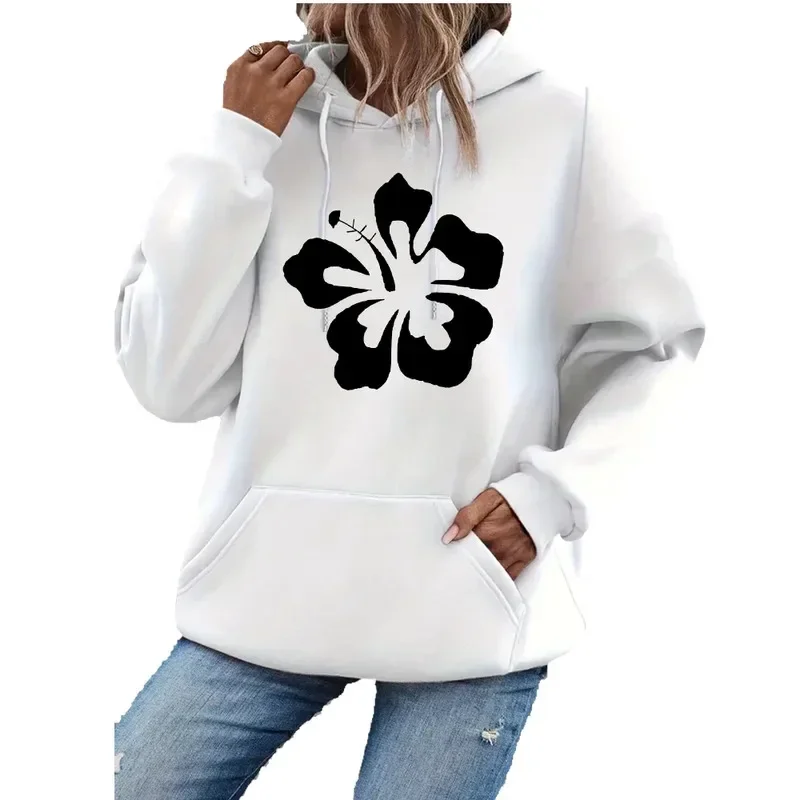 Men's and Women's Plus Size Printed Top, Loose Casual, Soft, Comfortable and Breathable, Outdoor Sports Loose Pullover Hoodie