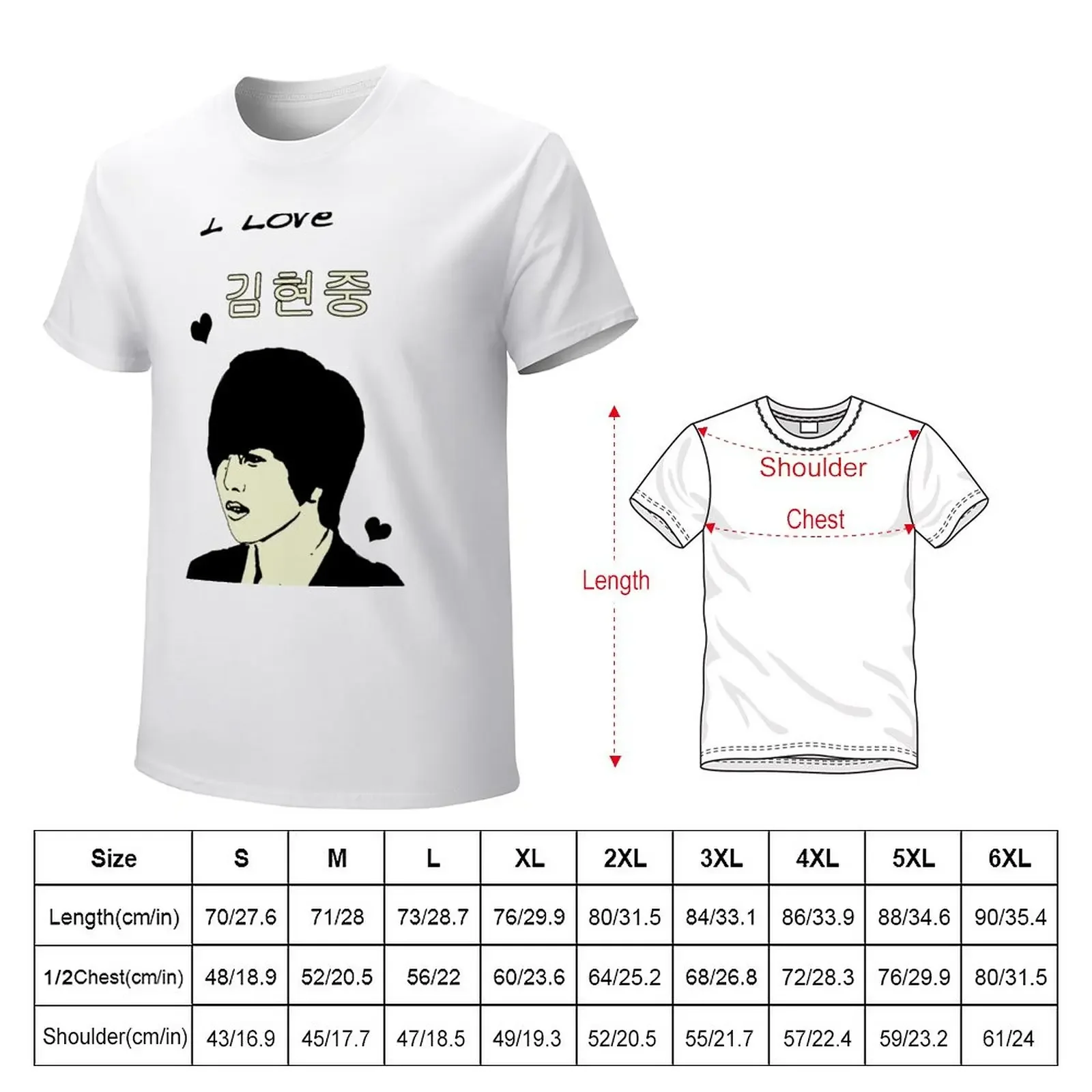 Kim Hyun Joong T-Shirt anime tees mens tall t shirts