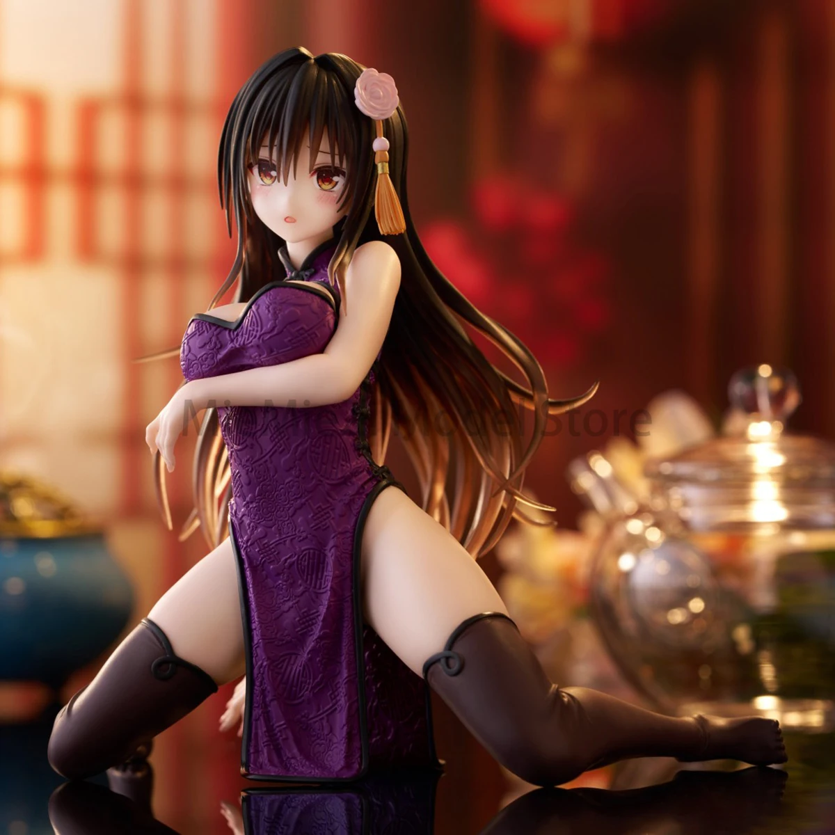 En Stock Original TAiTO pré-peint bureau mignon pour LOVEru ténèbres Kotegawa Yui robe chinoise Ver. Décoration de modèle de kit de garage