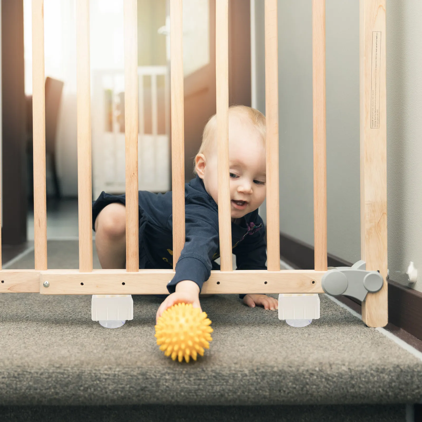 5 قطع مشابك دعم لبوابة الأطفال بقاعدة شفط بلاستيكية، موصلات لسياج الأطفال، مثبتات أمان لأثاث الحضانة، حماية للأطفال