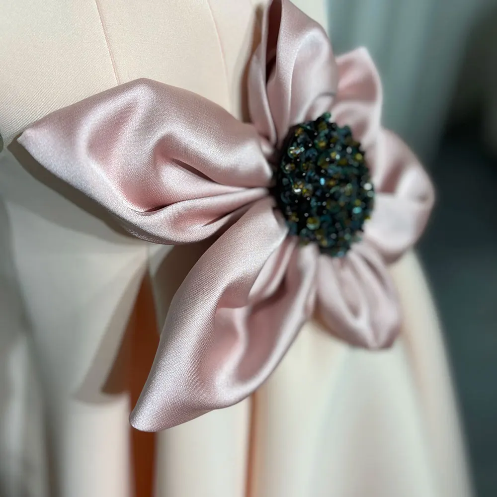 Jill Wish J386 Elegant White Girl Dress Handmade Flowers Princess Baby Kids Wedding 1st Birthday Party Gown First Communion