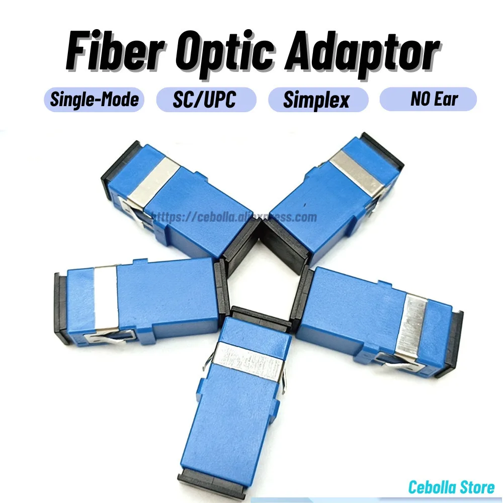 

Оптоволоконный адаптер SC UPC, разъем Simplex SM, одномодовый пластиковый оптоволоконный соединитель без уха