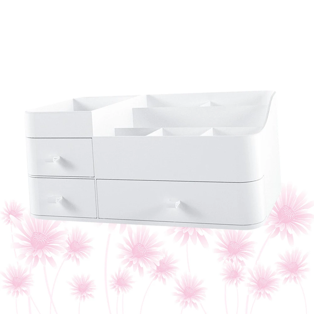 

Drawer Storage Box Makeup Desk Organiser Holder Lipstick Organizer Desktop Cosmetics