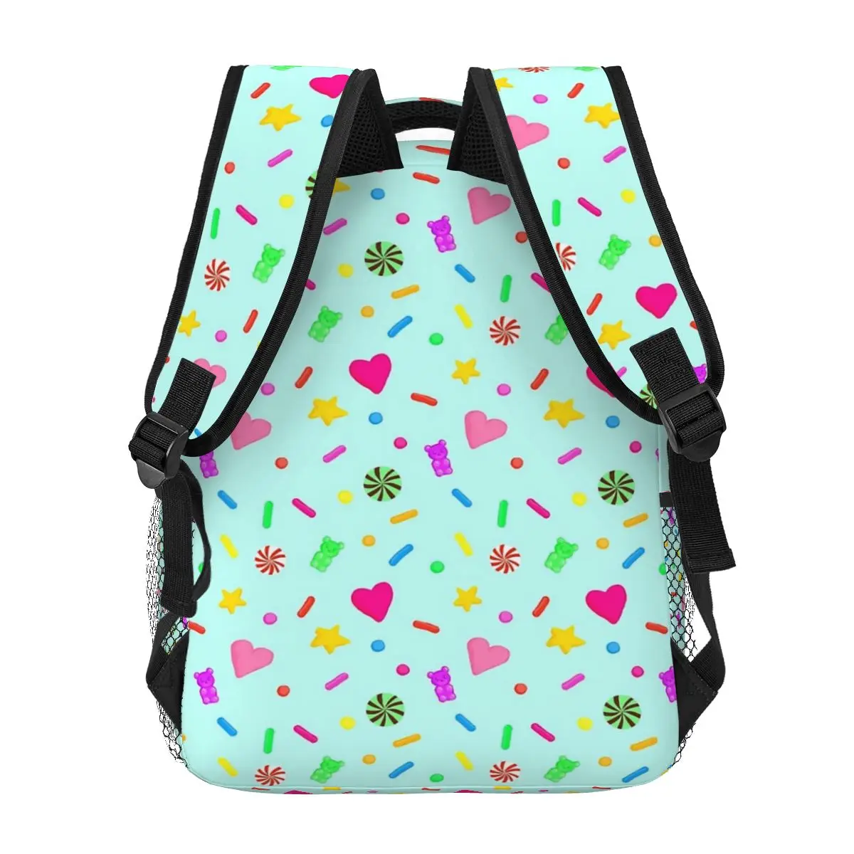 Vanellope VonSchweetz-mochila con patrón de dibujos animados para niños y niñas, morral escolar para estudiantes, morral de viaje, bolso de hombro