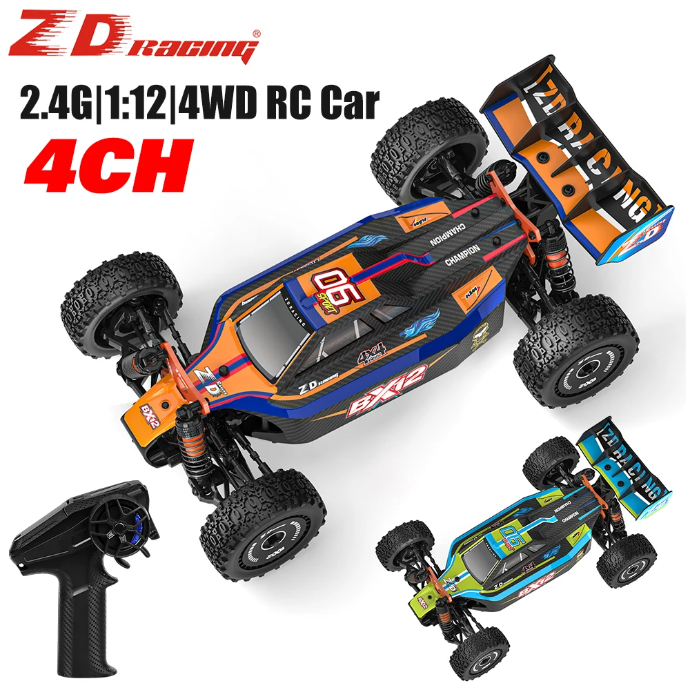 ZD Racing RC Car Racing BX-12 1/12 Brushless 2.4GHz 70KM/H High Speed Racing Vehicle