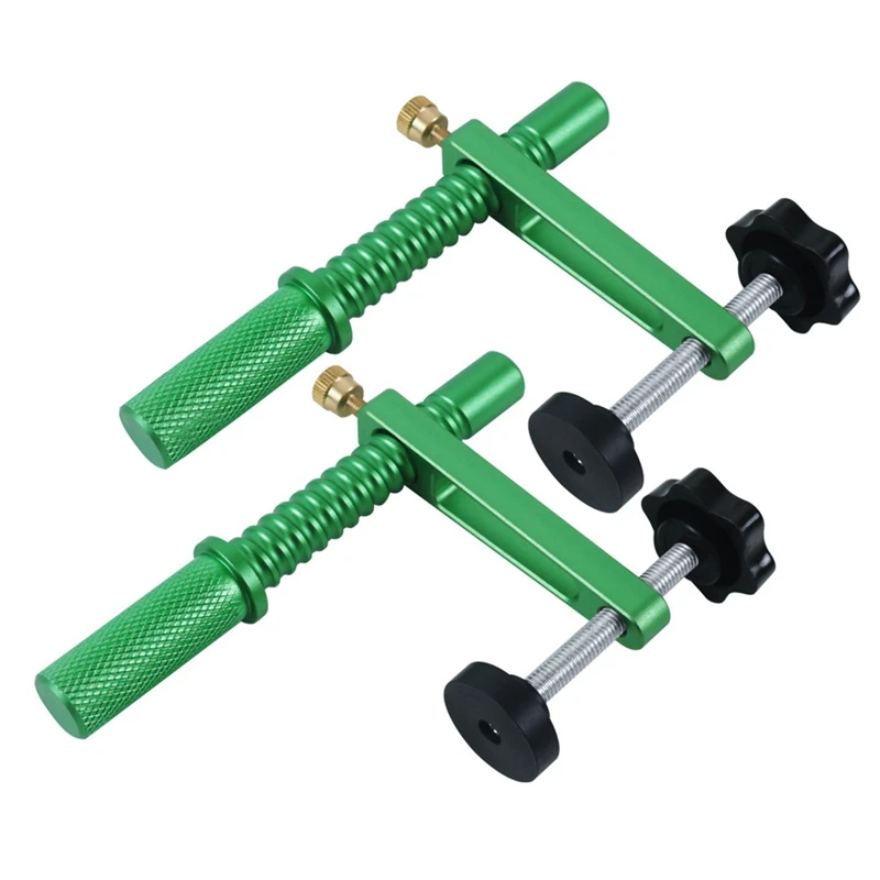 2Pcs Bench Dog Clamp,Dog Hole Clamps For Woodworking, Adjustable Aluminum Alloy Quick Acting Dog Clamp