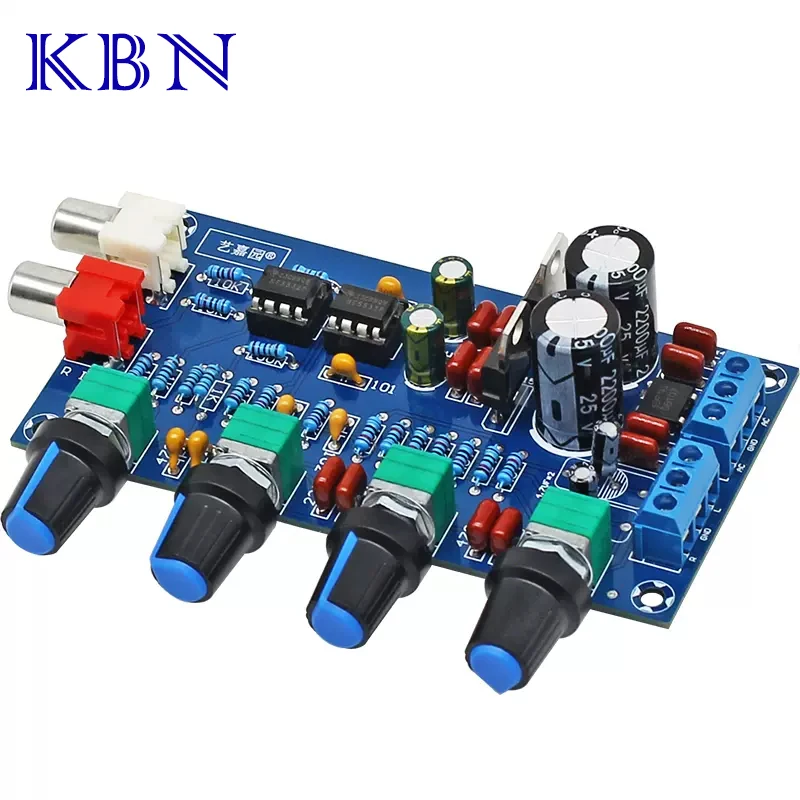 XH-M164 Amplifier Tuning Board Preamp Board Tone Board NE5532 Amplifier Beautification Adjustment High Bass Adjustment Module