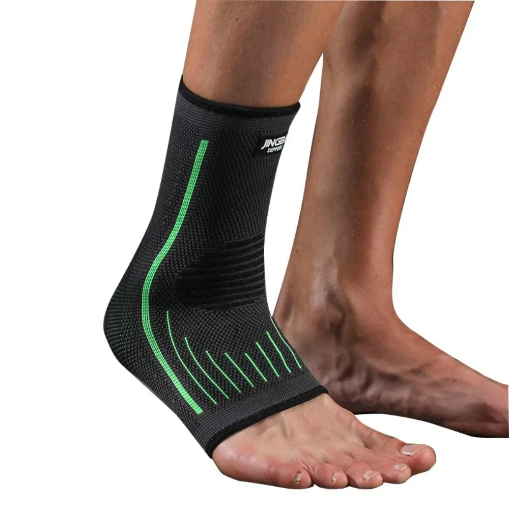Pour la récupération des blessures, manchon de soutien de Compression des douleurs articulaires en Nylon, attelle de cheville de sport, protection de cheville de sport en plein air