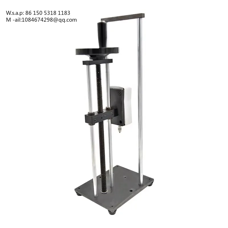 Manual Portable Push‑Pull Test Stand, Hand Operated Force Testing Bench with Digital Push Pull Gauge for Tension and Compression