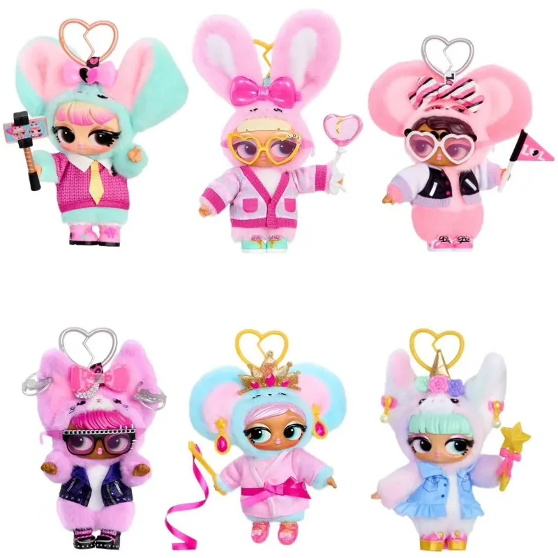 LOL Surprise Series Doll Blind Box Toy Keychain Bag Charm Girl Kids Gift Bunny Kitty Unicorn Panda Cinna Bun Collect Ornaments - view 4