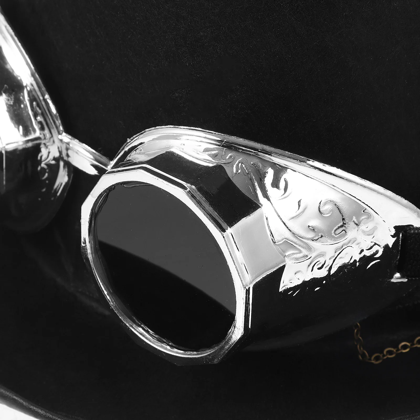 

Retro Goth Halloween Hat Black Non-Woven Fabric Animal Design Party Cosplay Accessory Carnival Festival Cap