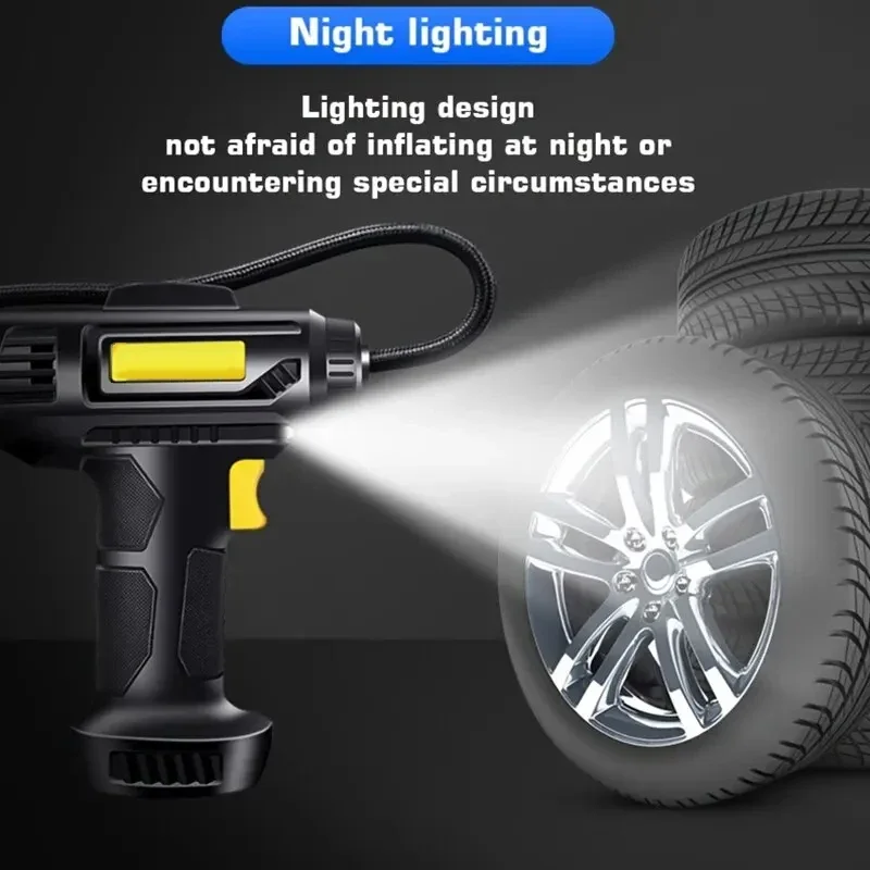 For Xiaomi Car Air Pump 12V Portable Car Air Compressor Digital Inflator for Motorcycle Bicycle Boat Tyre Inflato with Led Light