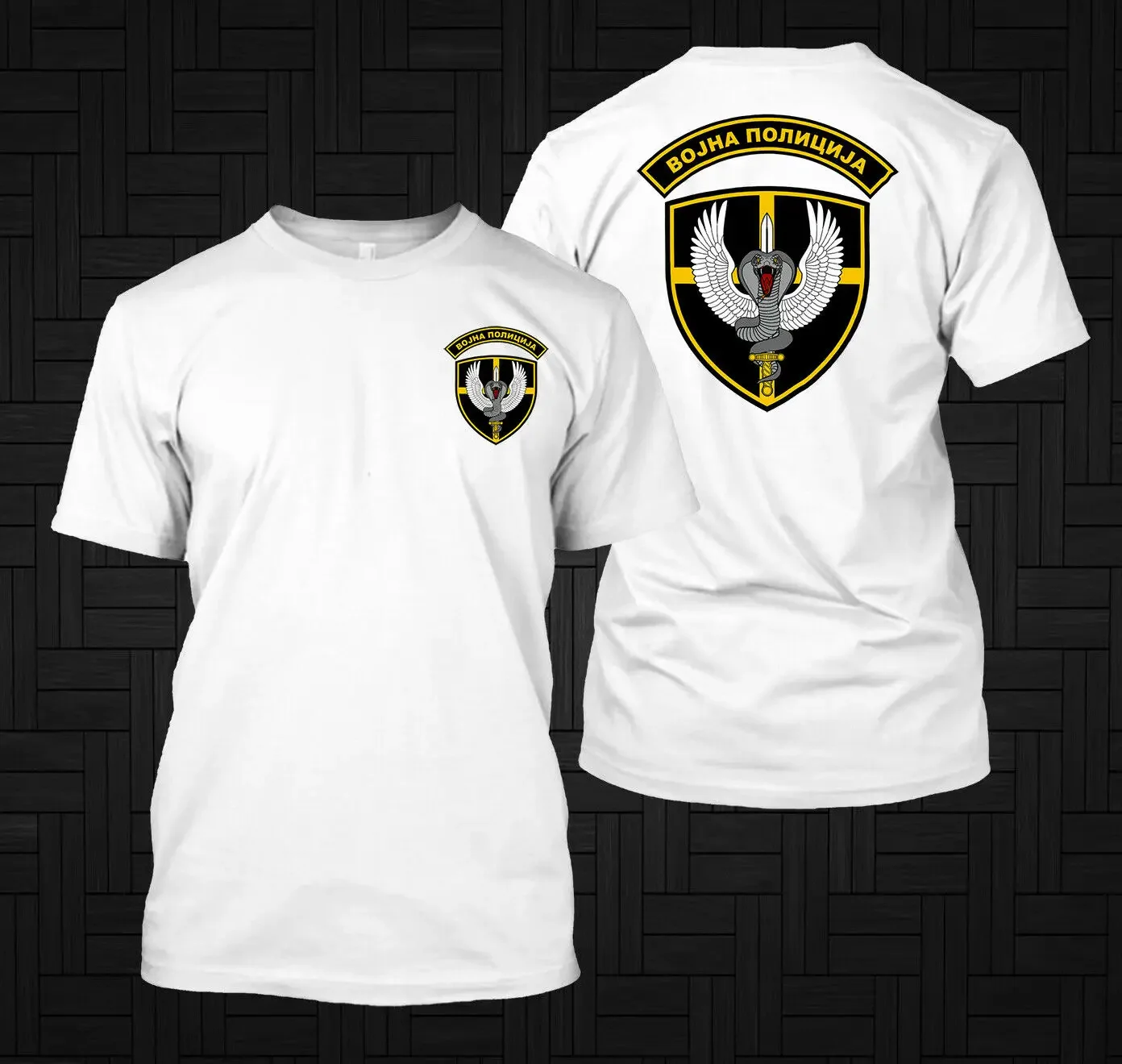 القوات الخاصة الصربية كوبرا الكتيبة العسكرية تي شيرت 100% القطن س الرقبة قصيرة الأكمام عادية قميص رجالي حجم S-3XL