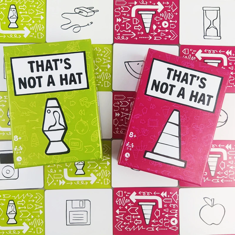 بطاقة ألعاب لوحية ممتعة، ليس قبعة لإدارة الذاكرة، لعبة حفلة سعيدة لأصدقاء العائلة #1