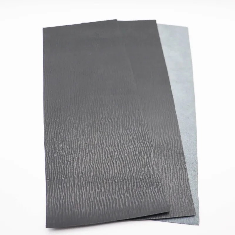 

Cue Wraps Embrossed Tiger Shark Grain Black Leather Grip For Billiards Butt Handle 32cm*12cm Replacements Accessories