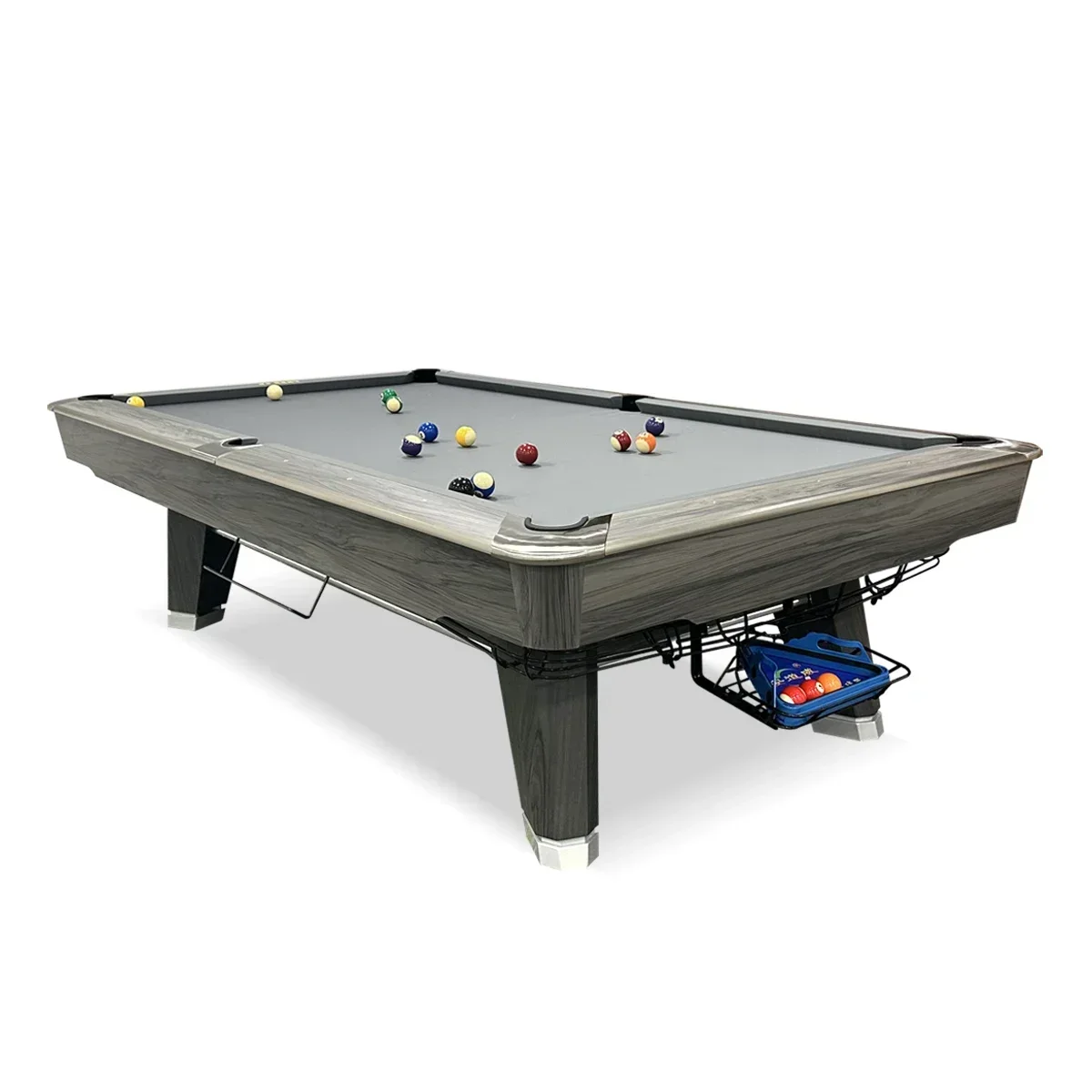 High End Professional Custom 9ft Solid Wood Billiard Modern Pool Table with Full Accessories