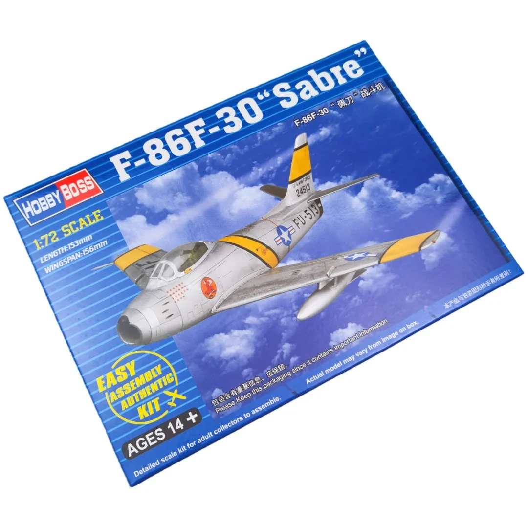 

TRUMPETER 1/72 F86F30 Sabre Fighter Assembly Puzzle Model