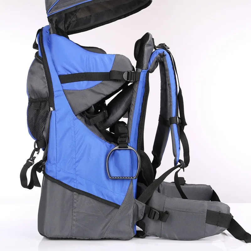 حاملة كتف الطفل حقيبة ظهر للتنزه سيرًا على الأقدام مع غطاء للمطر مقعد مريح يحمل 40 رطلًا للأطفال بعمر 6 أشهر إلى 4 سنوات