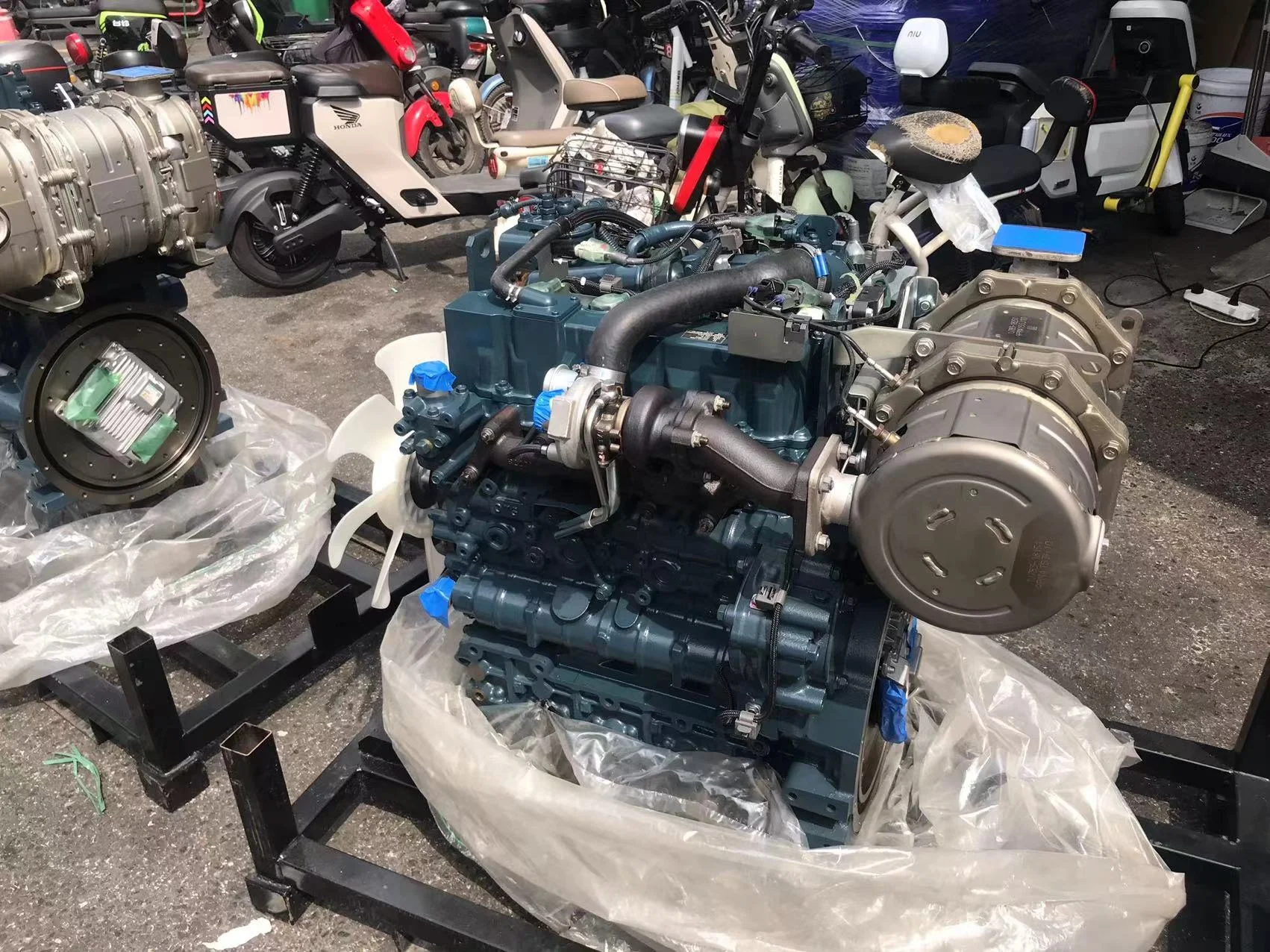 V3800-T Kubota Engine 4 Cylinders Diesel Engine Motor V3800T Machinery Engine