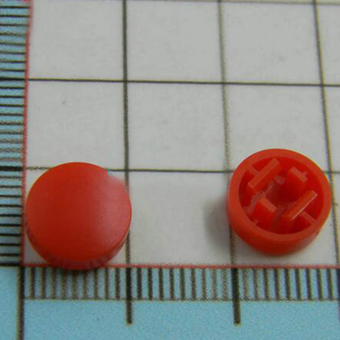 200pcs A25 10mm Red Tactile Button Cap for 12*12*7.3mm Light Touch Switch Caps Cover Wholesale Price