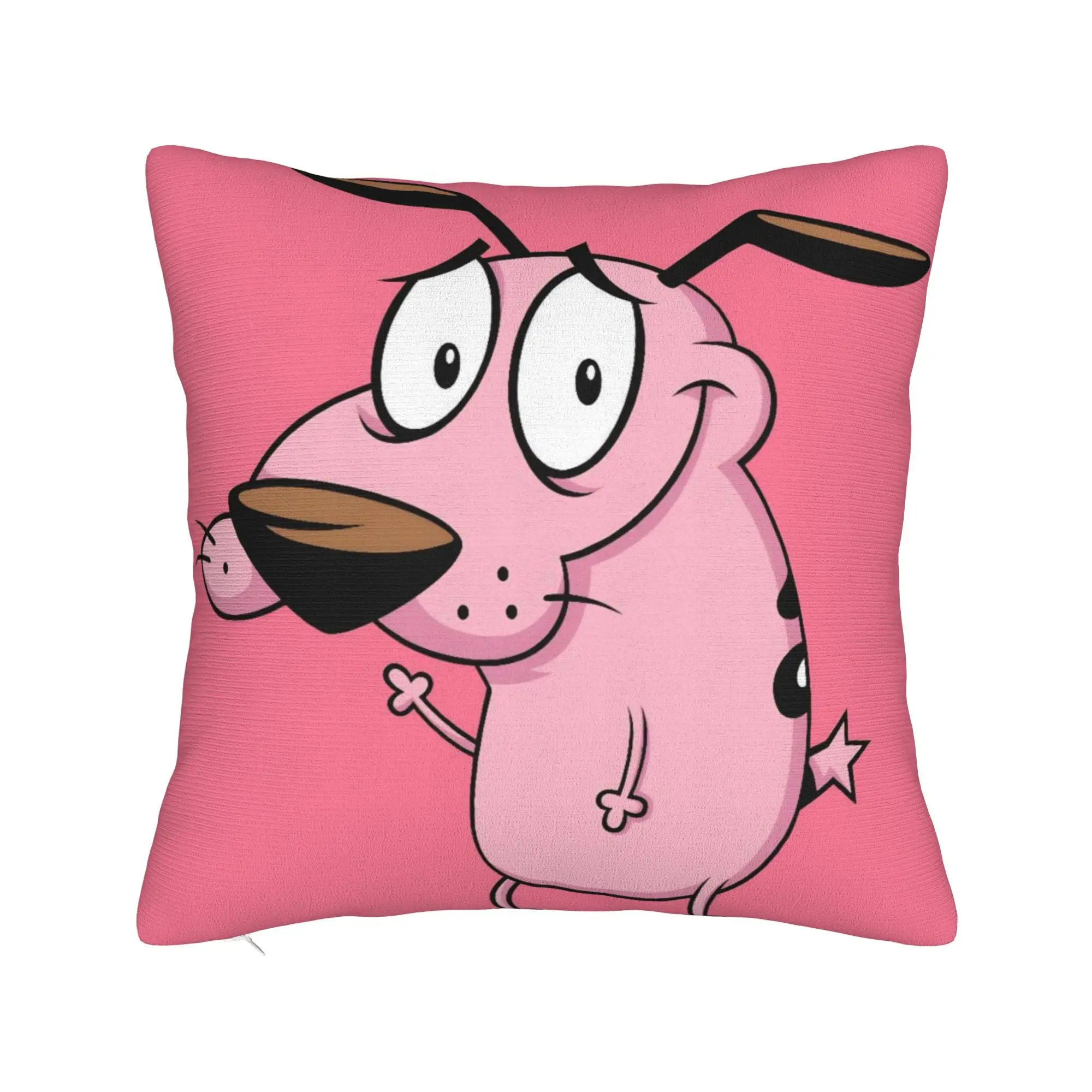 Courage the Cowardly Dog-D Pillowcases Stuff Printed Cushion Cover Decoration  Throw Pillow Case Cover Home Multi-Size