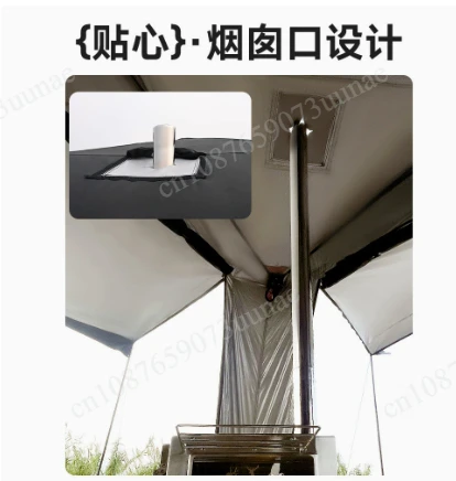 Hydraulic Quick‑Open Soft Shell Car Roof Top Tent Extended Canopy Waterproof Sunshade Outdoor Camping Overland Travel Tent