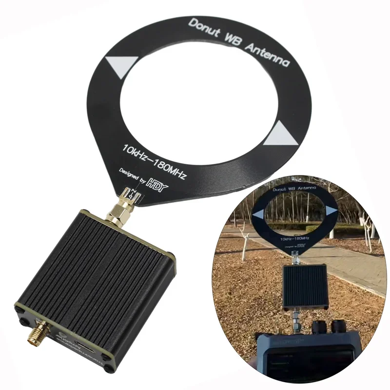 

Donut Broadband Antenna Frequency 10kHz-180MHz With Low Impedance Converter Broadband Antenna Network Analyzers Test Measurement