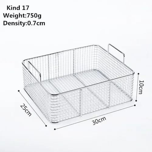 30 rodzajów frytkownicy ekran do kosza z frytkami ramka kwadratowa filtr sitko szyfrowania durszlaka w kształcie sitka do smażenia ze stali