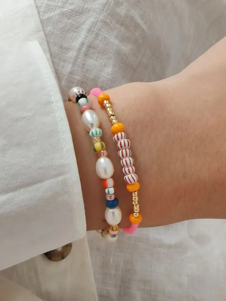 KKBEAD Boho Sommer Armbänder für Mädchen Geschenk Böhmischen Strand Perlen Armband für Frauen Schmuck Pulseras Femme – Detail 2
